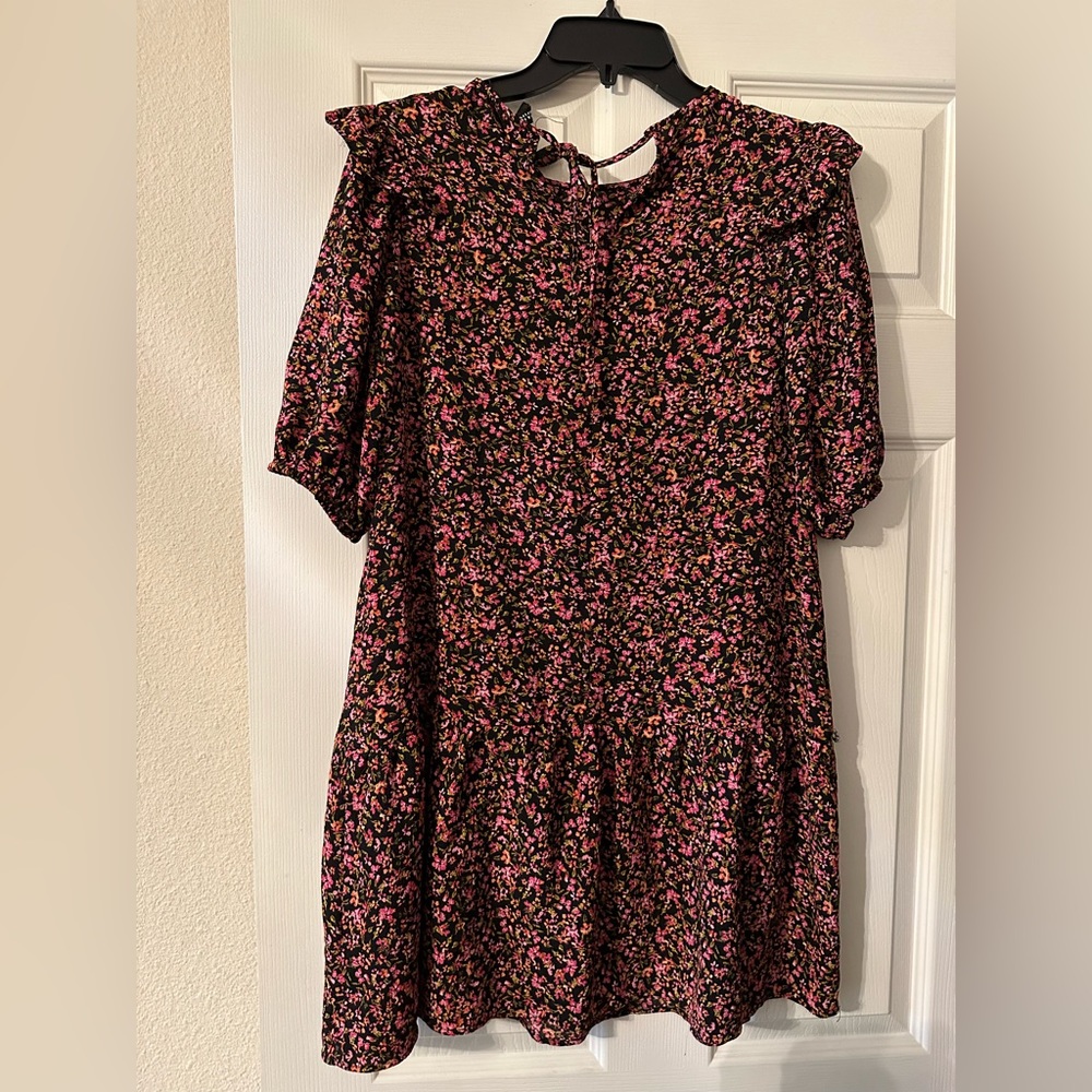 Divided by H&M midi flowy loose fit floral dress